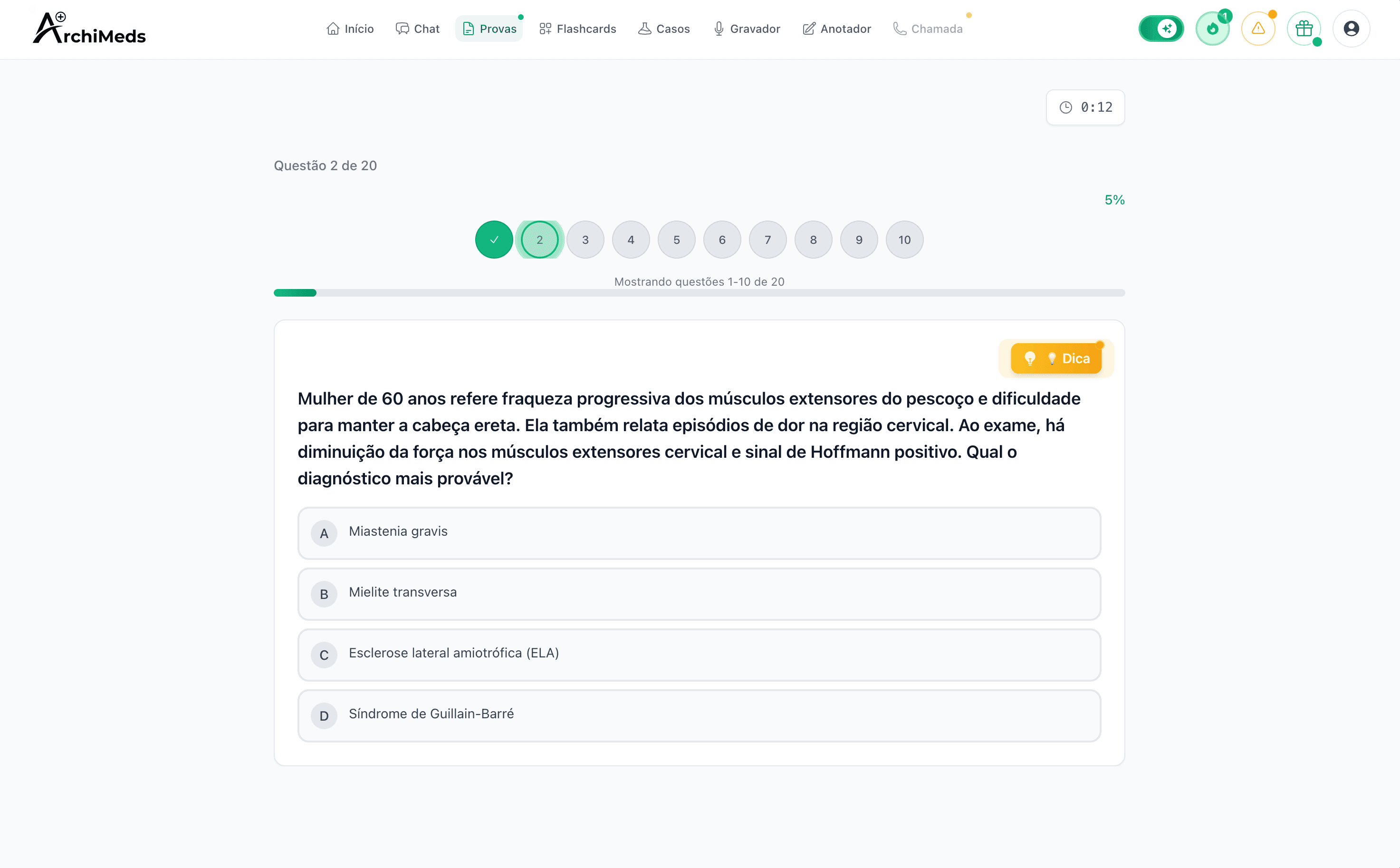Gere provas realistas com IA